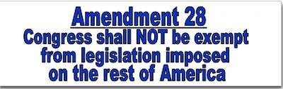 Amendment 28, Congress shall not