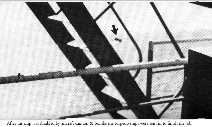 Liberty attacked by torpedo boat