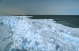 The melting of Barrow's annual polar ice and snow