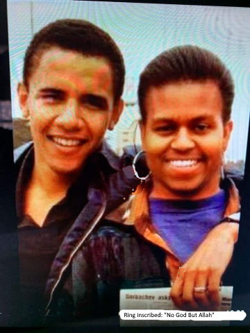 Early picture obama and michael