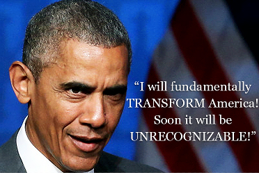 obama saying he will transform america