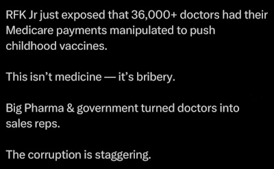 doctors had medicare payments manipulated push childhood vaccines.