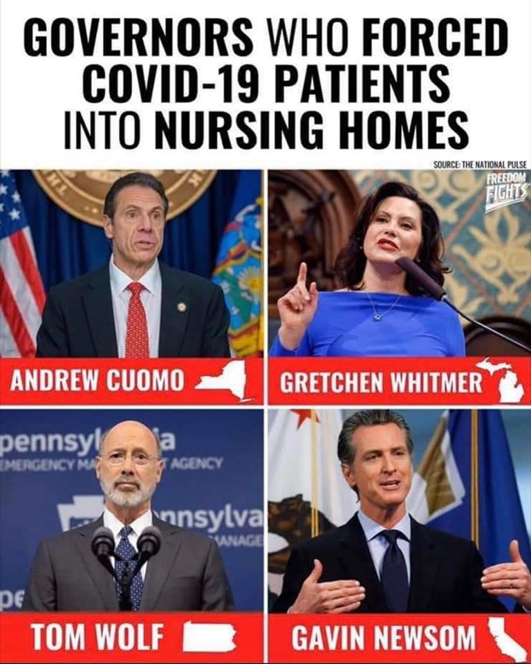 4 governors who forced covid-19 patients into nursing homes