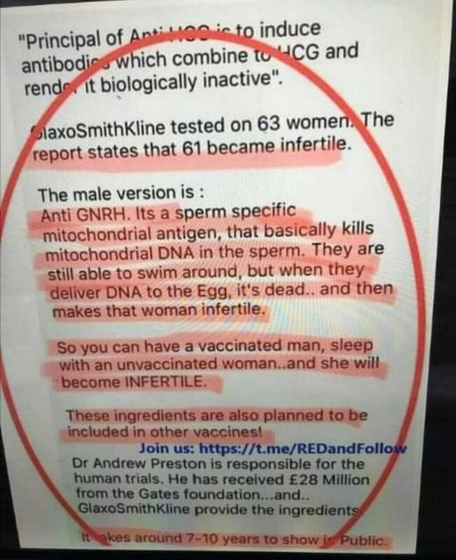 GlaxoSmithKline creates male birth control, said to be included in future vaccines?
