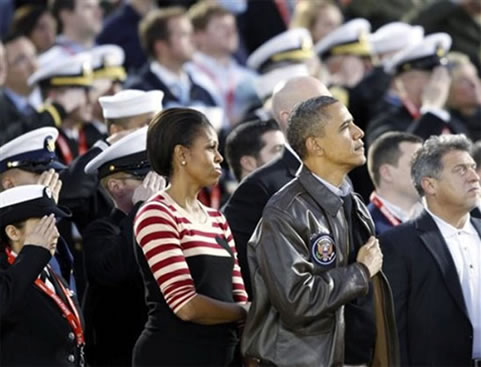 michelle obama on Veterans day