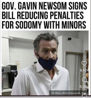 Newsom signs bill reducing penalties for sodomy with minors